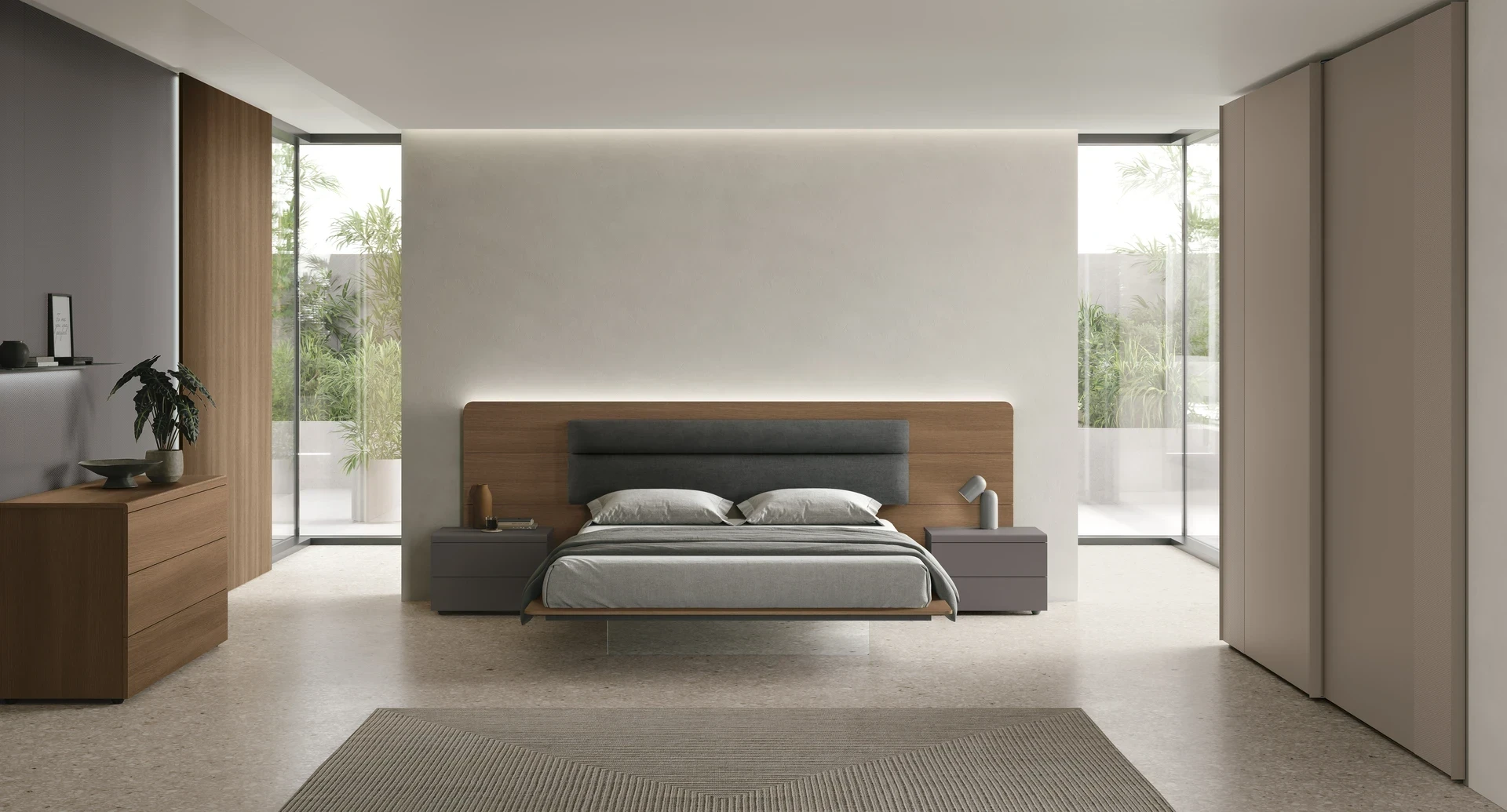 Camera da letto Tomasella moderna presso AF Casa Design Roma
