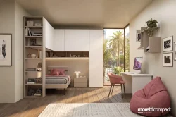Armadio modulare Moretti Compact per cameretta