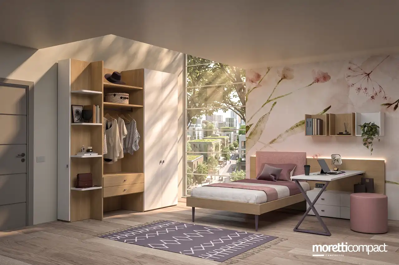 Cameretta Moretti Compact progettata da AF Casa Design Roma